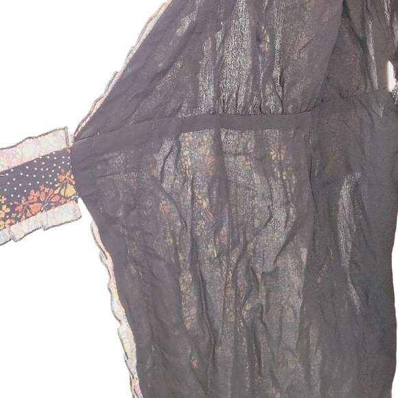 STEVIE May - Monarch Mini Wrap Around Dress Metal Studded Belt Size: L - Picture 14 of 16